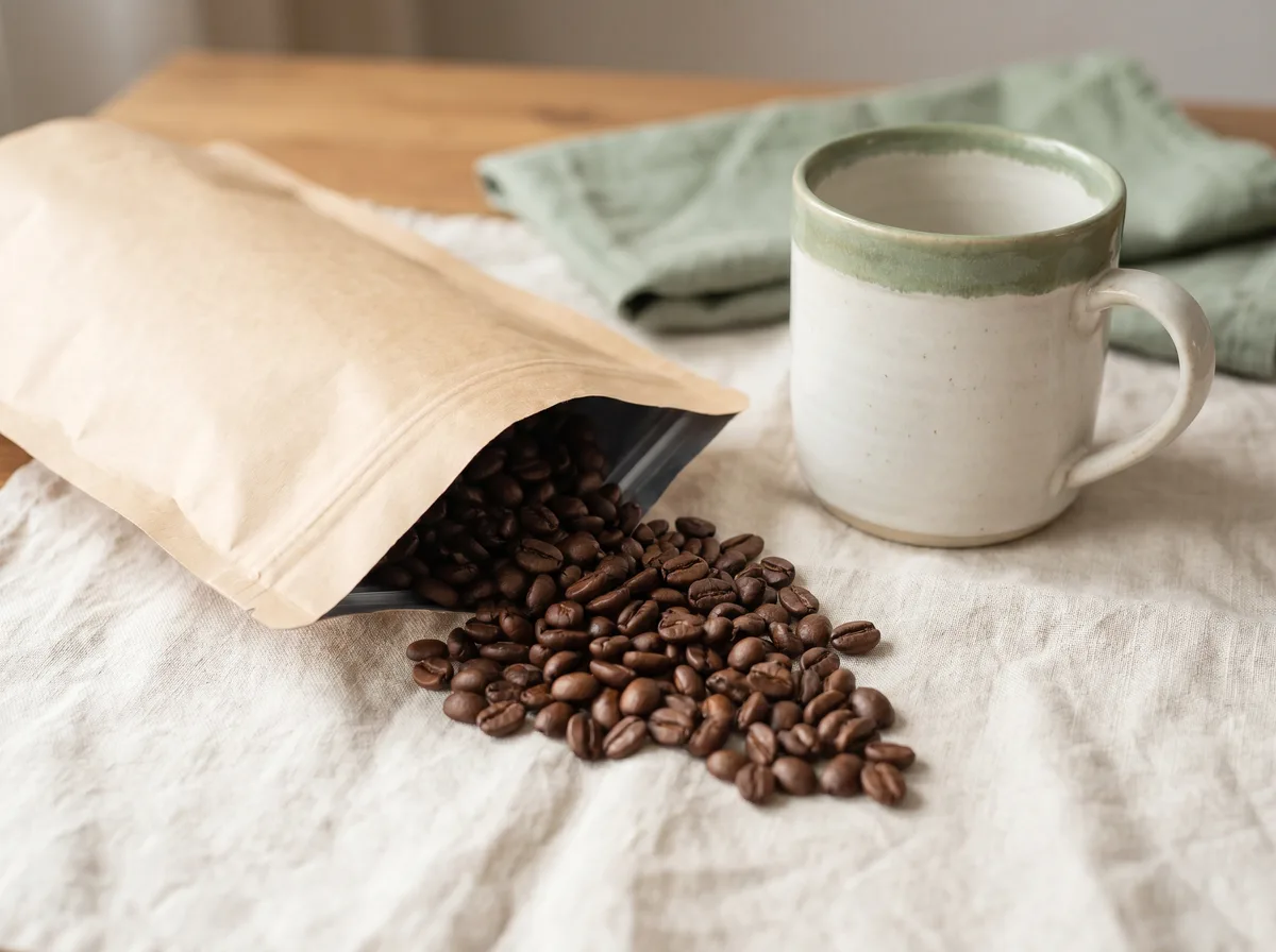 Coffee beans — choosing ingredients and a recipe for your own brand
