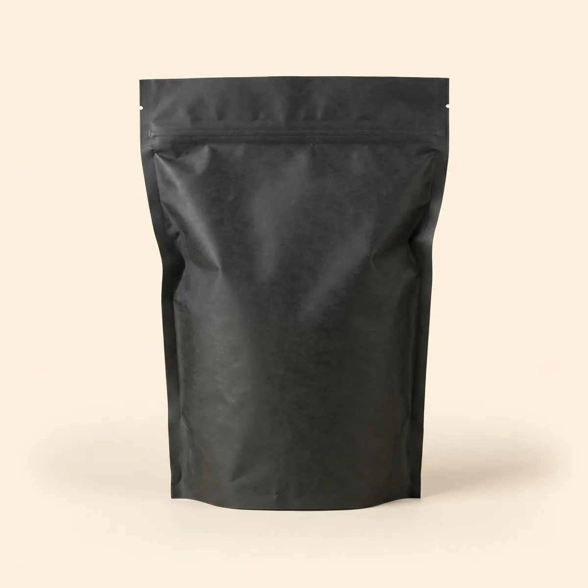 Black doypack 500 g with a label — a product under its own brand