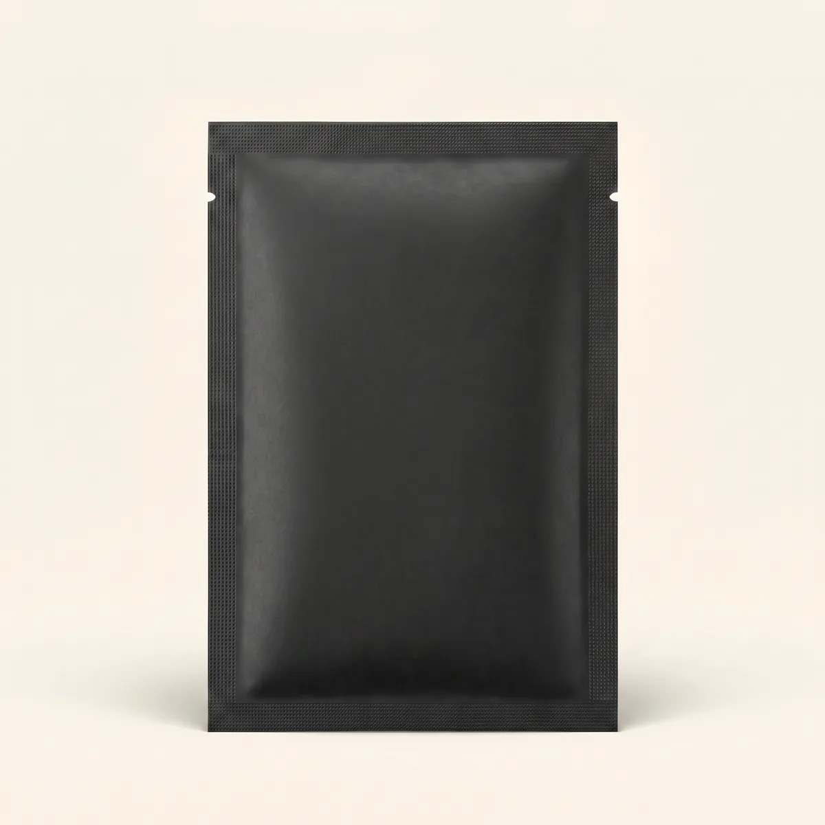 Black sachet 50 g with a label — tea under its own brand